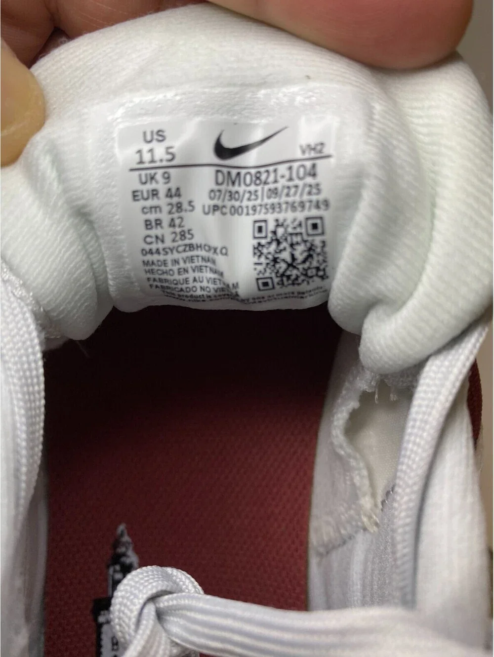 Nike Juniper Trail 2 Next Nature DM0821-104 Womens Sneaker US 11.5 White Shoes